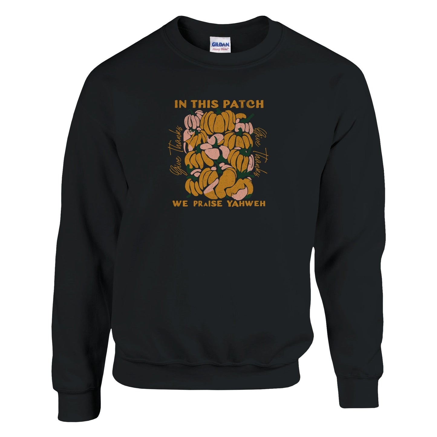 We praise yahwey - Classic Unisex Crewneck Sweatshirt | Gildan® 18000A heavy blend sweatshirt. Crafted from a soft blend of 50% cotton and 50% polyester.
 Features air jet yarn for a softer feel and reduced pilling.
Double-needle stitpraise yahwey - Classic Unisex Crewneck Sweatshirt