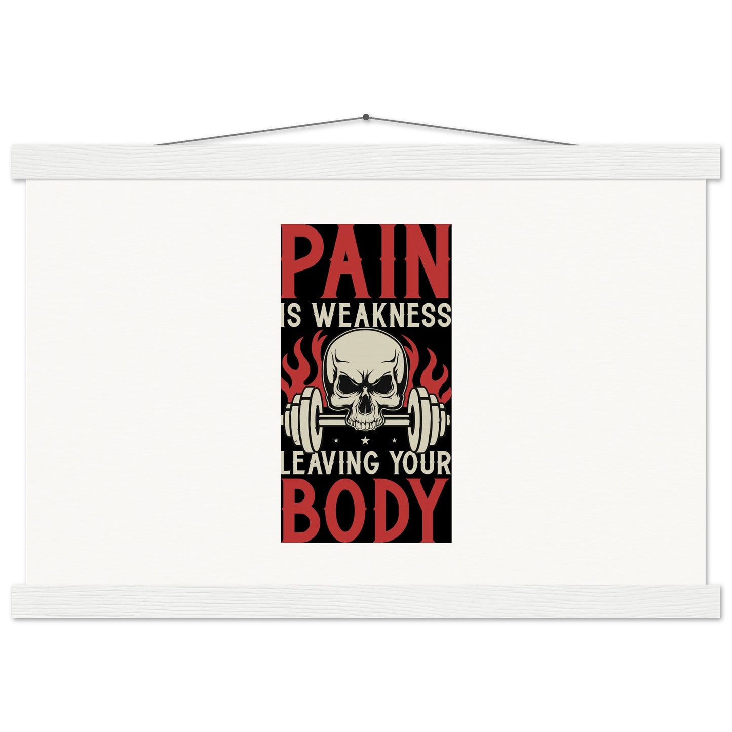 Pain - Museum-Quality Matte Paper Poster with HangerOur minimalist wooden hangers are made with four magnetic wooden dowels, two that clamp to the top of your print and two that clamp to the bottom to give a vintage lPain - Museum-Quality Matte Paper Poster