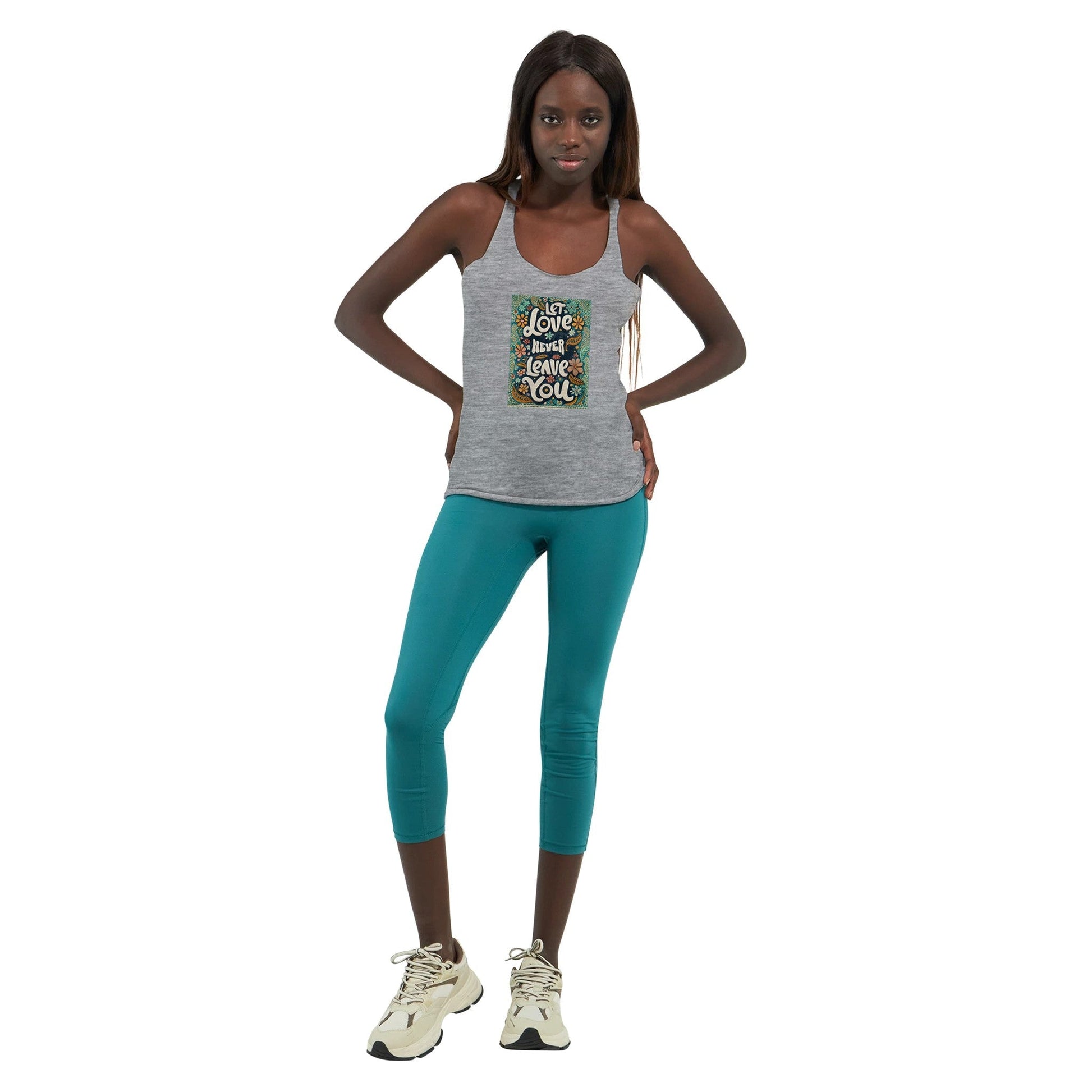 Women's Racerback Tank Top | Next Level 6733Elevate your wardrobe with this versatile tank-top that effortlessly combines fashion and functionality. Designed to impress, it boasts a flattering silhouette that Racerback Tank Top