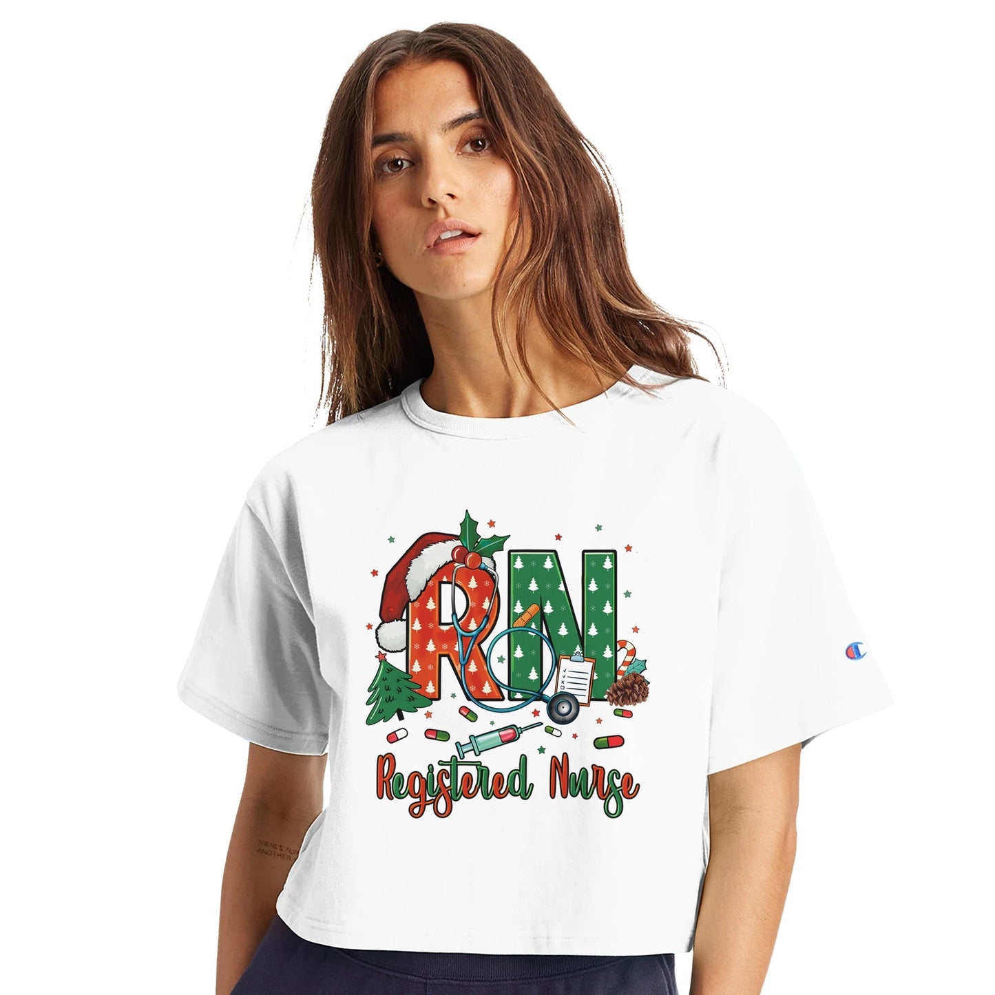 Women's Cropped Crewneck T-Shirt