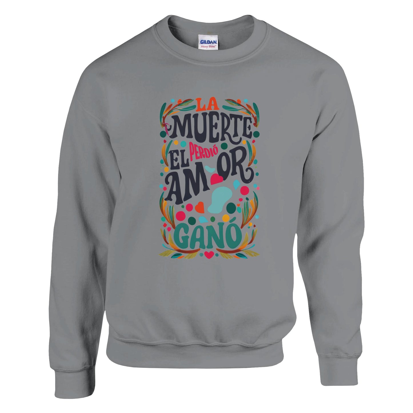 Gano - Classic Unisex Crewneck Sweatshirt | Gildan® 18000A heavy blend sweatshirt. Crafted from a soft blend of 50% cotton and 50% polyester.
 Features air jet yarn for a softer feel and reduced pilling.
Double-needle stitGano - Classic Unisex Crewneck Sweatshirt