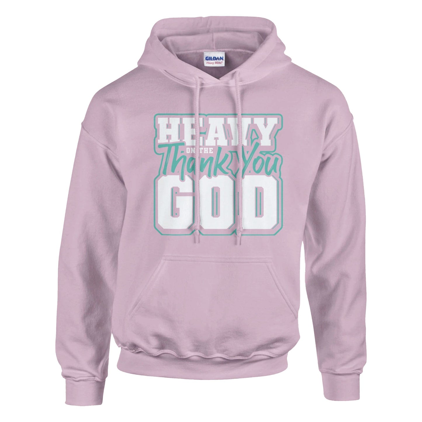 Thank You God - Classic Unisex Pullover Hoodie | Gildan® 18500A heavy blend hoodie. Crafted from a soft blend of 50% cotton and 50% polyester.
Features a double-lined hood with matching drawstring.
The fabric's air jet yarn offGod - Classic Unisex Pullover Hoodie