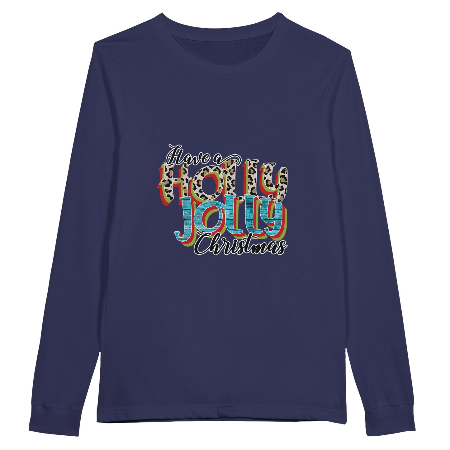 Holly Jolly -Premium Unisex Longsleeve T-shirtThis soft long-sleeved crew shirt is a good choice for a classic long sleeve t-shirt.
100% combed ringspun cotton32 singles thread weight4.3 oz. fabric weightFabric Holly Jolly -Premium Unisex Longsleeve