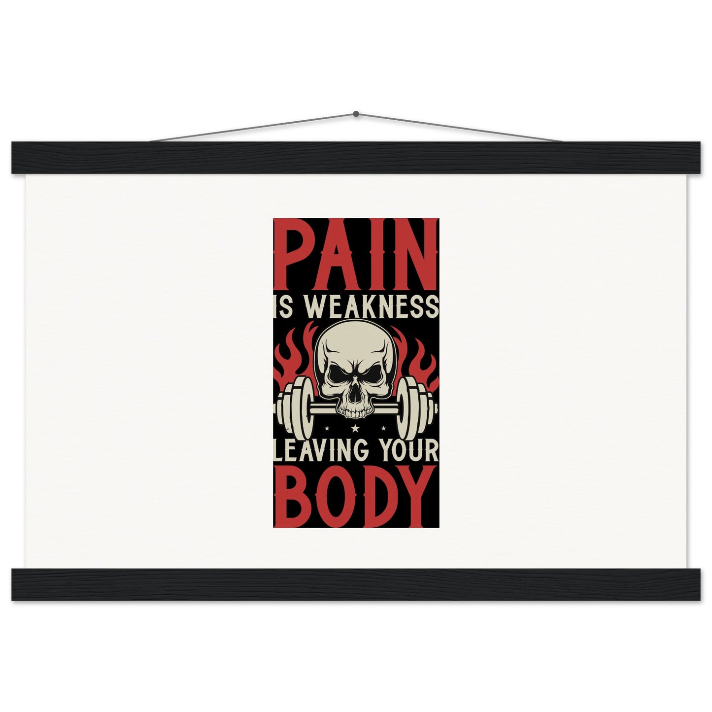 Pain - Museum-Quality Matte Paper Poster with HangerOur minimalist wooden hangers are made with four magnetic wooden dowels, two that clamp to the top of your print and two that clamp to the bottom to give a vintage lPain - Museum-Quality Matte Paper Poster