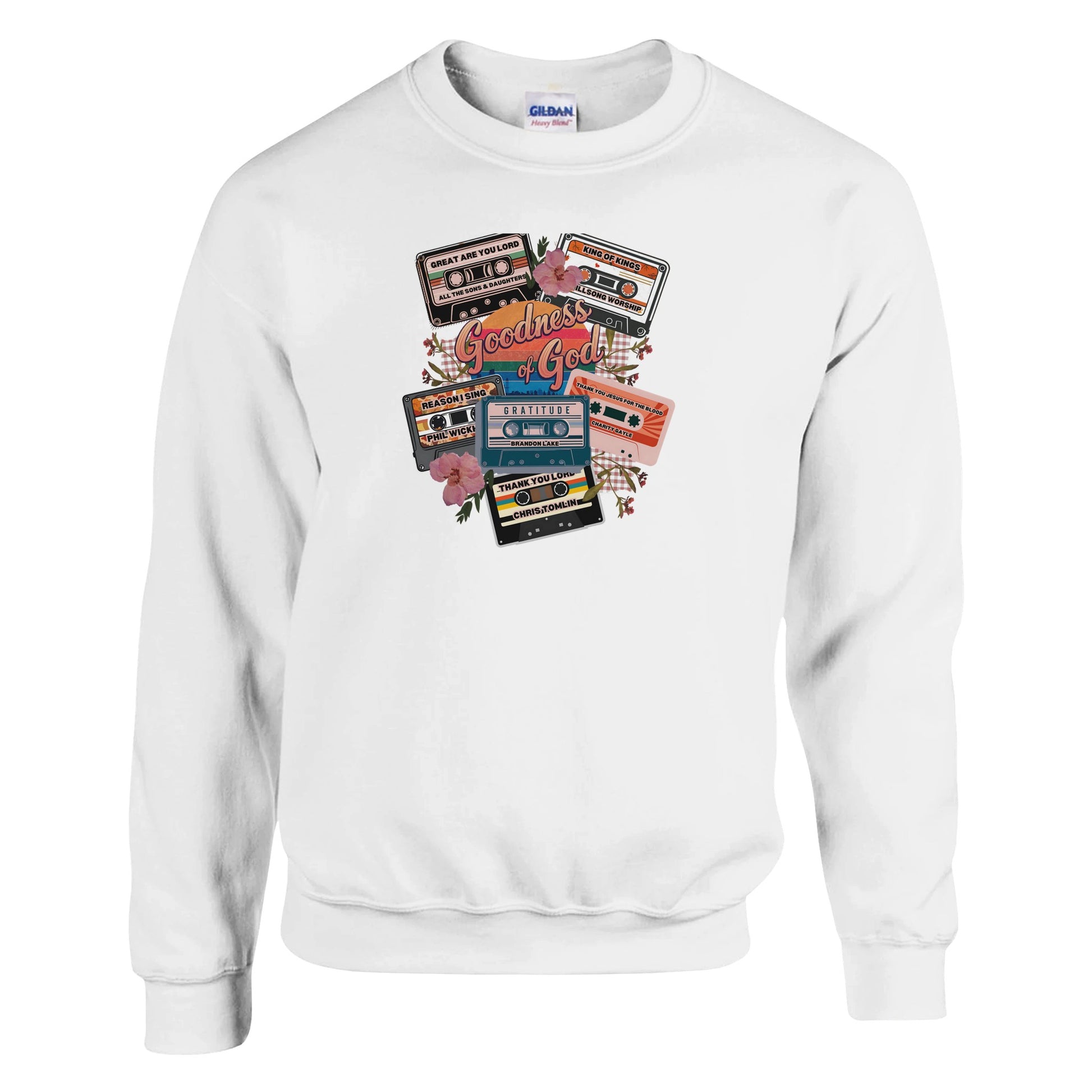 tape - Classic Unisex Crewneck Sweatshirt | Gildan® 18000A heavy blend sweatshirt. Crafted from a soft blend of 50% cotton and 50% polyester.
 Features air jet yarn for a softer feel and reduced pilling.
Double-needle stittape - Classic Unisex Crewneck Sweatshirt