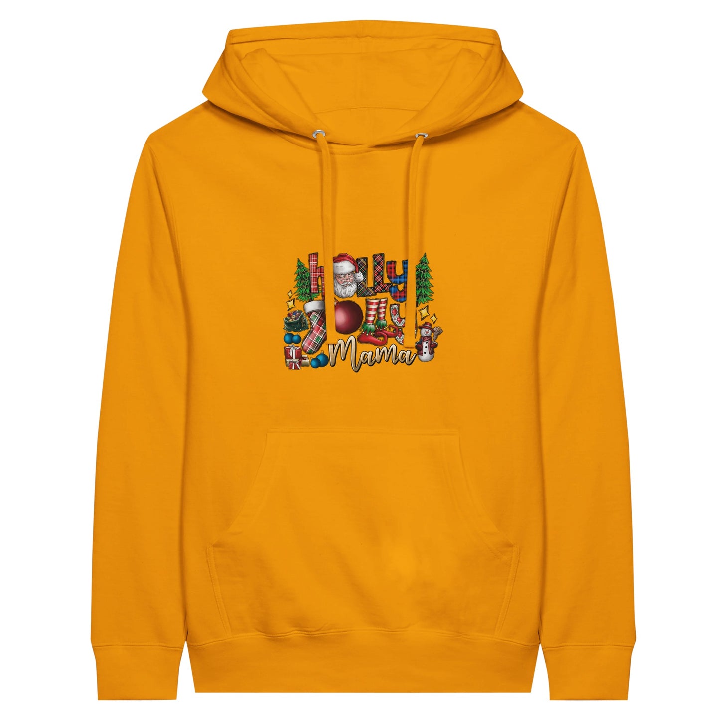 jolly mama - Premium Unisex Pullover HoodieThis heavy-weight hoodie offers a comfortable, all-day wear due to its super soft feel.
Designed with a unisex fit that caters to all.
Features a ring spun 100% cottjolly mama - Premium Unisex Pullover Hoodie