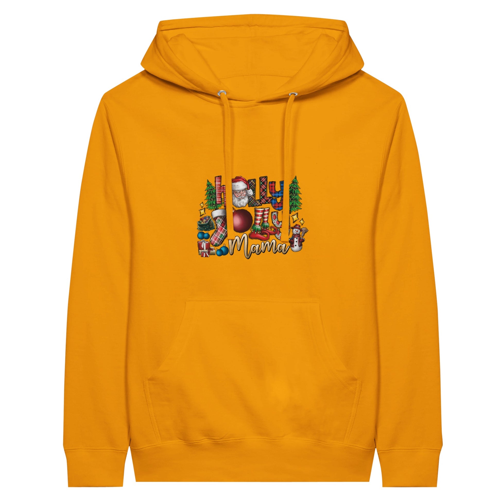 jolly mama - Premium Unisex Pullover HoodieThis heavy-weight hoodie offers a comfortable, all-day wear due to its super soft feel.
Designed with a unisex fit that caters to all.
Features a ring spun 100% cottjolly mama - Premium Unisex Pullover Hoodie