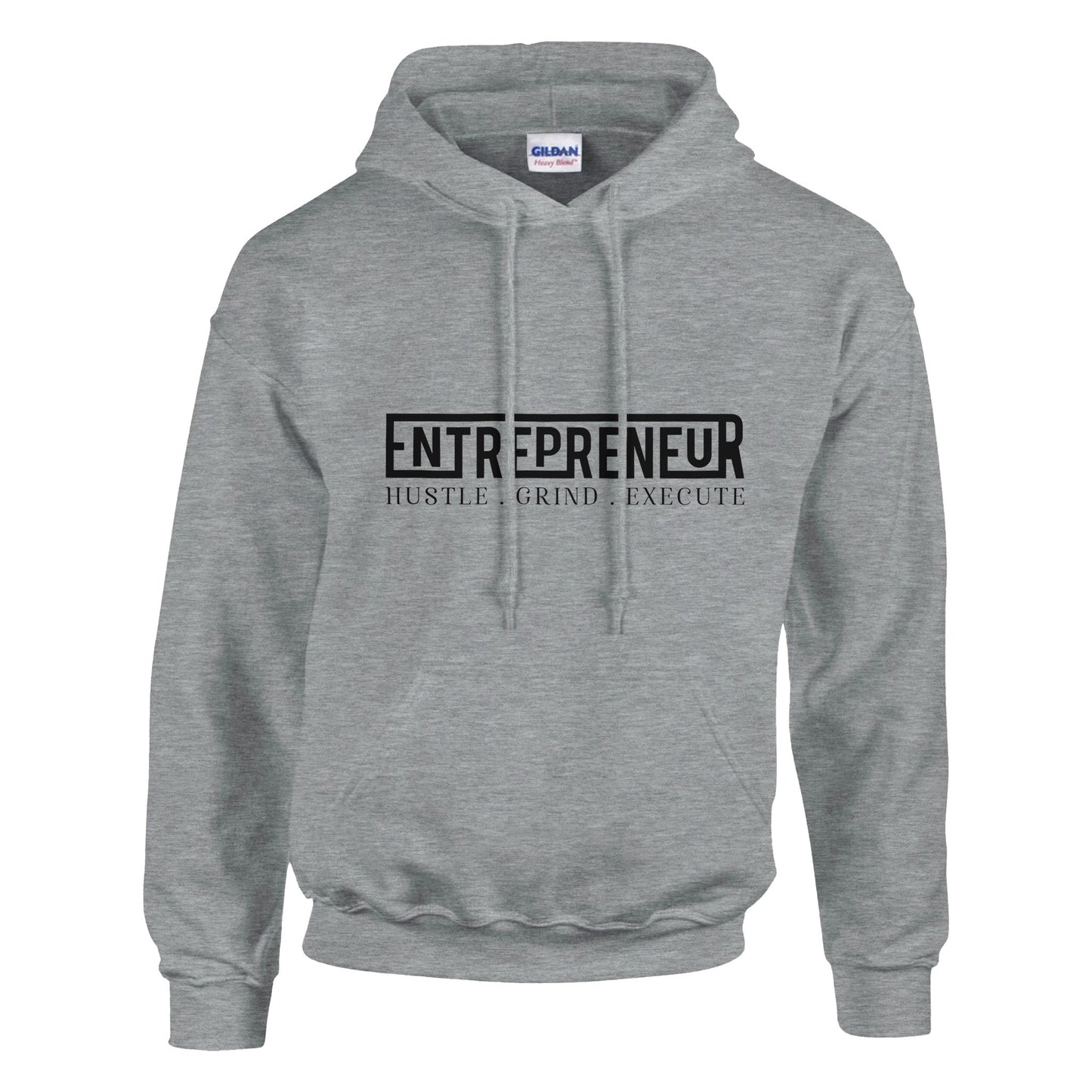 Entrepreneur - Classic Unisex Pullover Hoodie | Gildan® 18500A heavy blend hoodie. Crafted from a soft blend of 50% cotton and 50% polyester.
Features a double-lined hood with matching drawstring.
The fabric's air jet yarn offEntrepreneur - Classic Unisex Pullover Hoodie