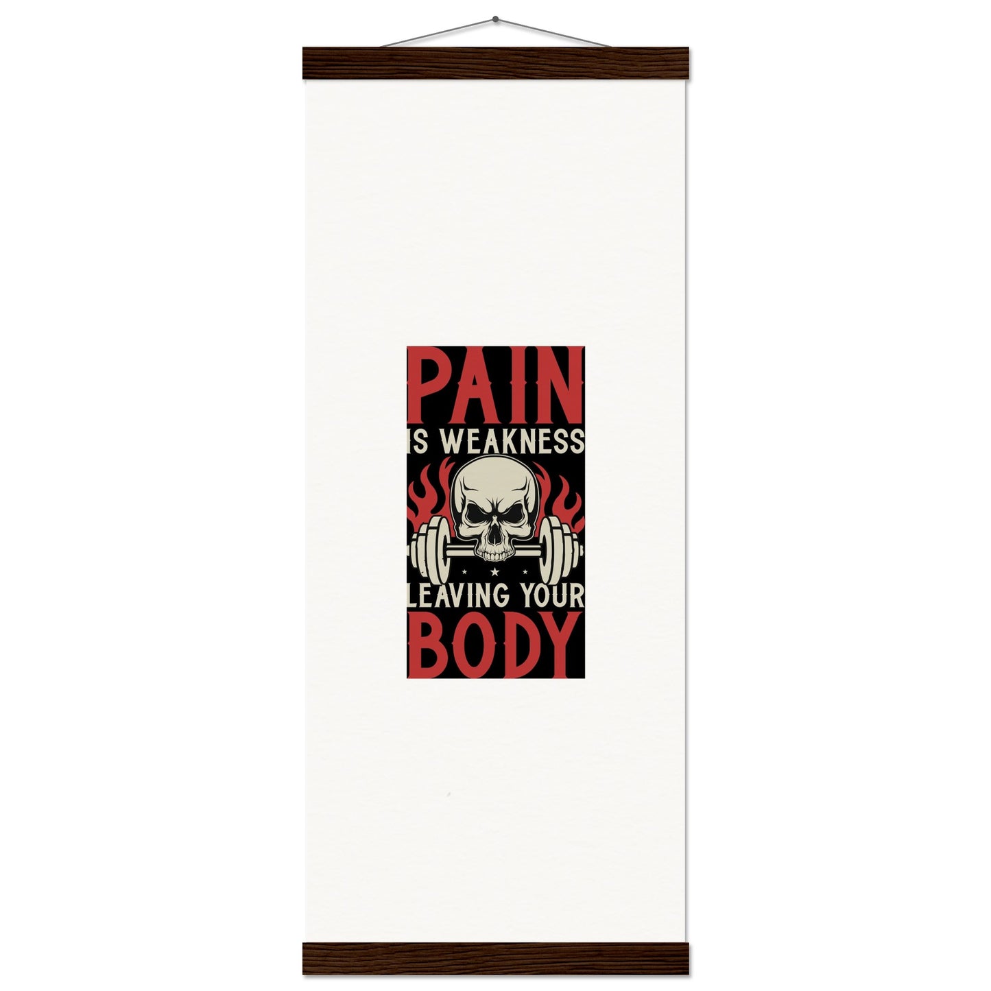 Pain - Museum-Quality Matte Paper Poster with HangerOur minimalist wooden hangers are made with four magnetic wooden dowels, two that clamp to the top of your print and two that clamp to the bottom to give a vintage lPain - Museum-Quality Matte Paper Poster